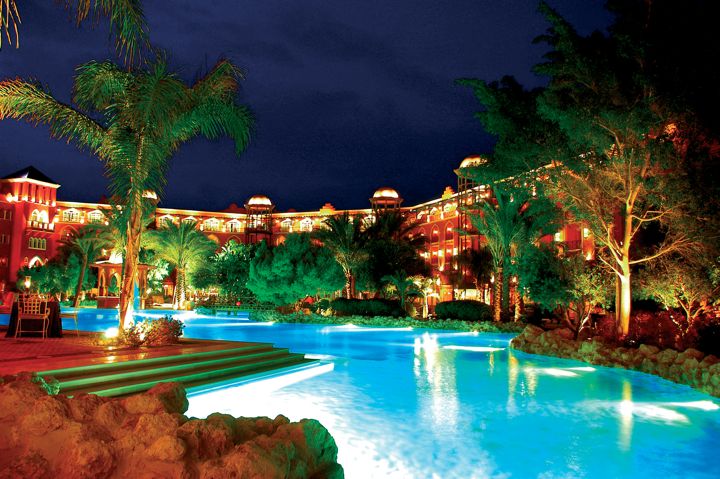 The Grand Resort by night